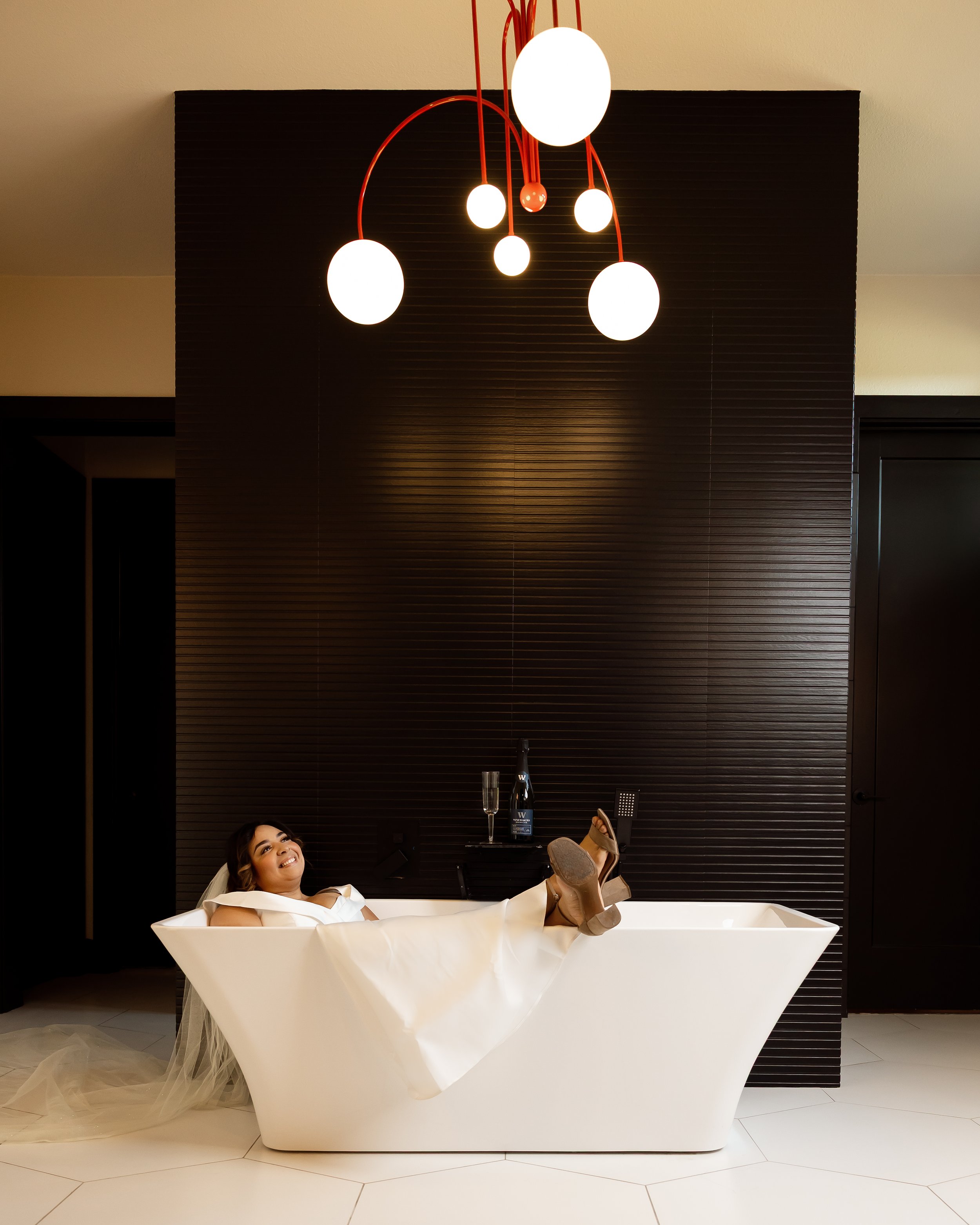 Luxury spa bathroom experience at The Penrose House estate